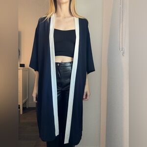 Forever 21 Navy and Cream Cover Up